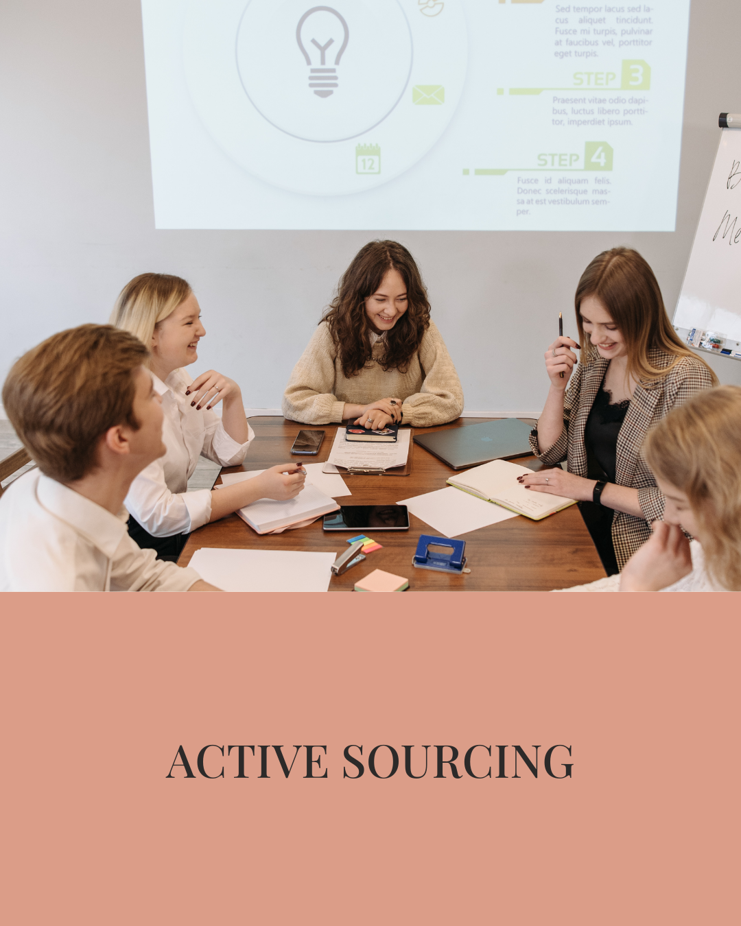 Active Sourcing im Recruiting;proaktive Kandidatensuche und Direktansprache in sozialen Netzwerke